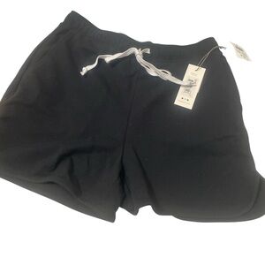 Three Dots Black Skorts with Adjustable Fit